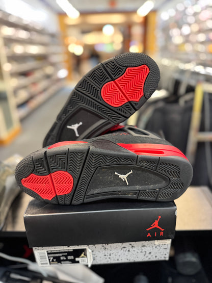 *USED* Jordan 4 Retro Red Thunder