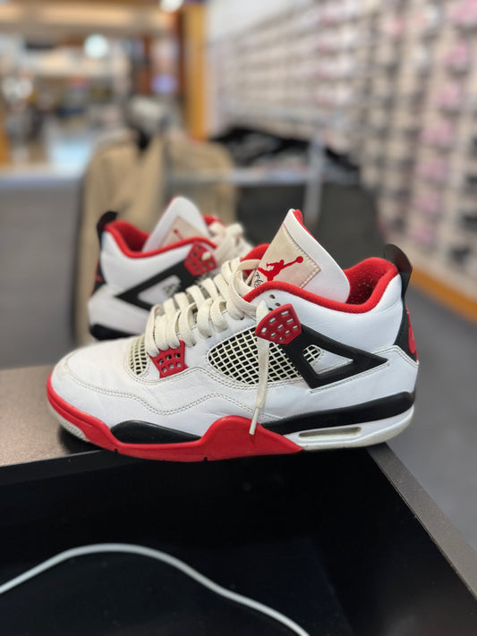 *USED* Jordan 4 Retro Fire Red