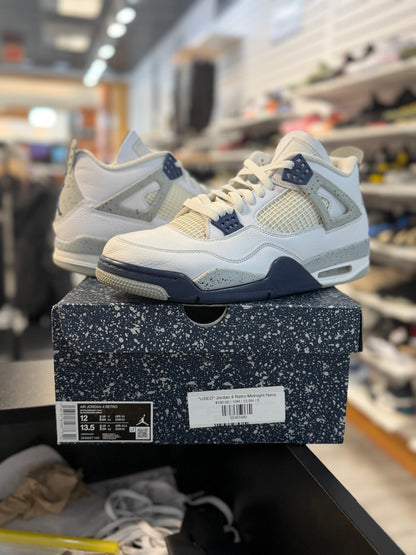 *USED* Jordan 4 Retro Midnight Navy