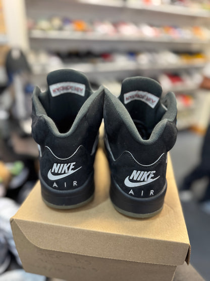 *USED* Jordan 5 Retro OG Black Metallic Reimagined