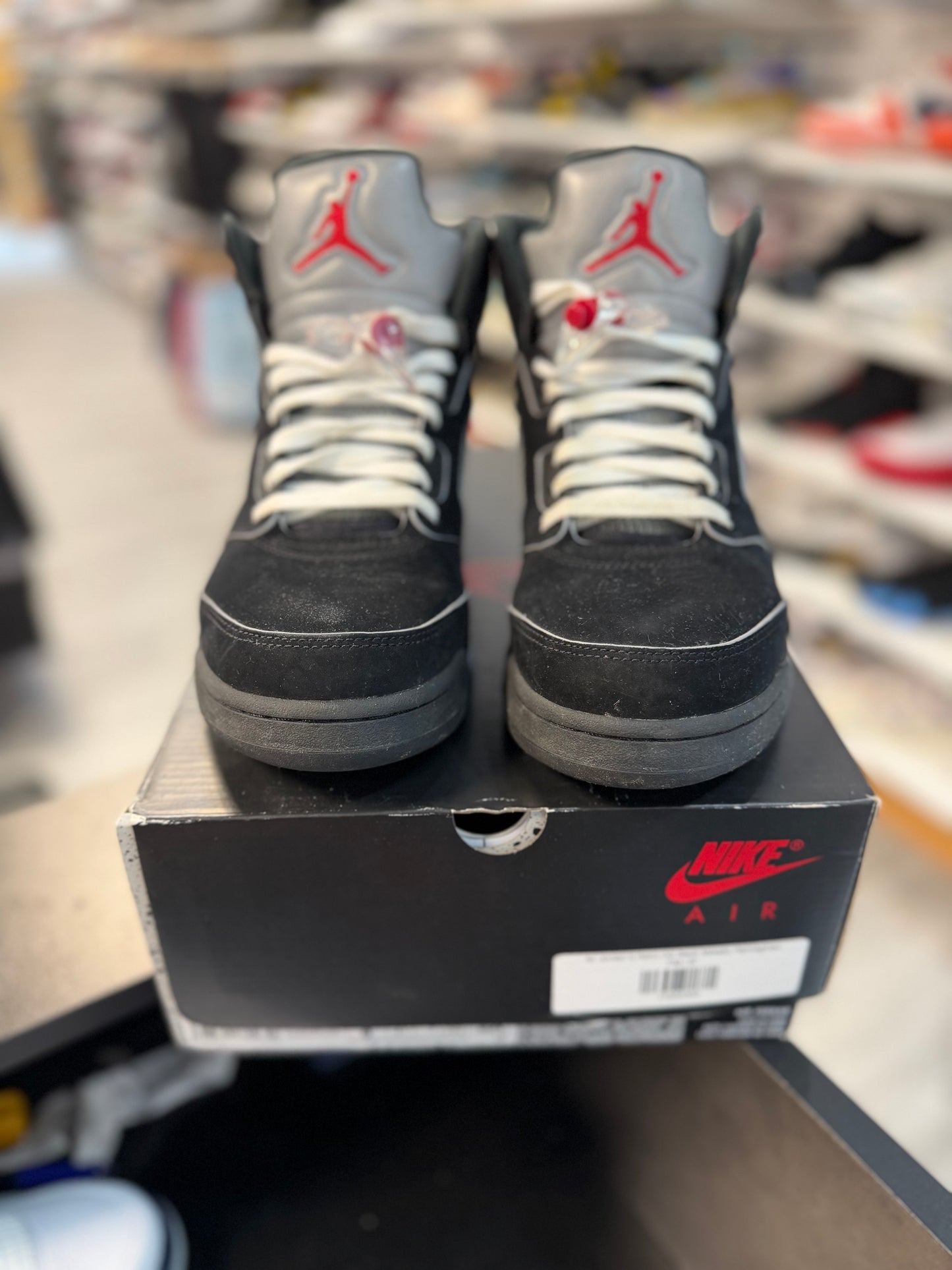 *USED* Jordan 5 Retro OG Black Metallic Reimagined