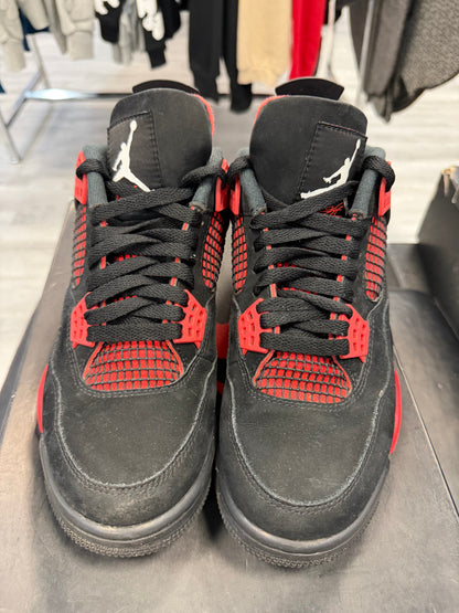 *USED* Jordan 4 Retro Red Thunder