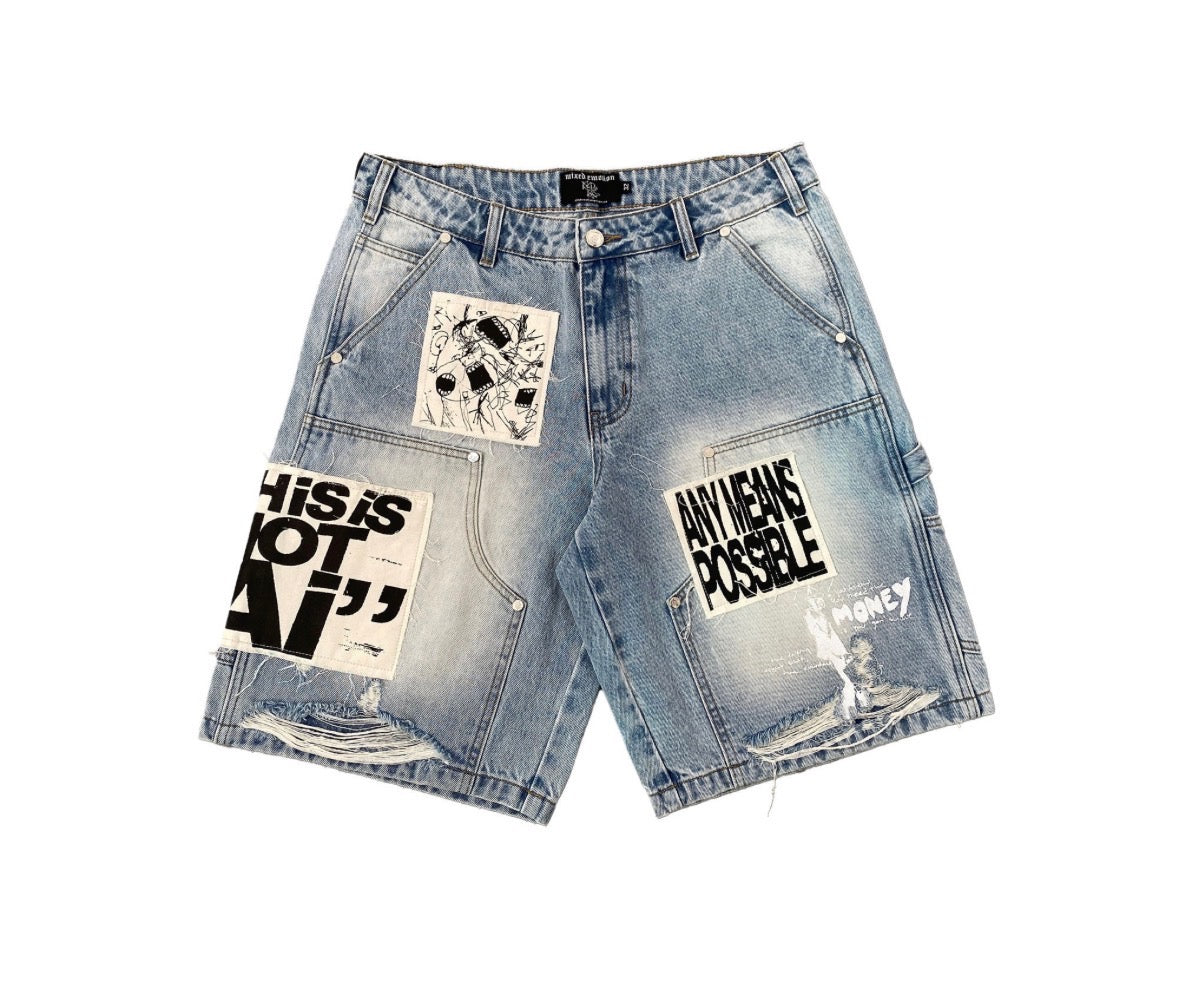 Mixed Emotion Blue Denim