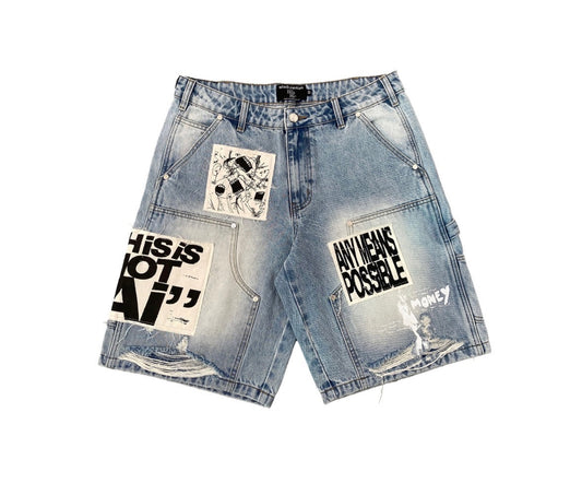 Mixed Emotion Blue Denim