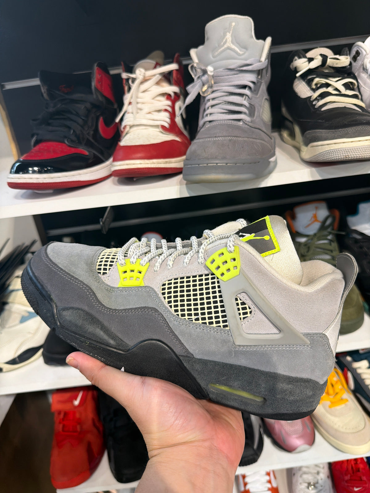 *USED* Jordan 4 Retro Neon