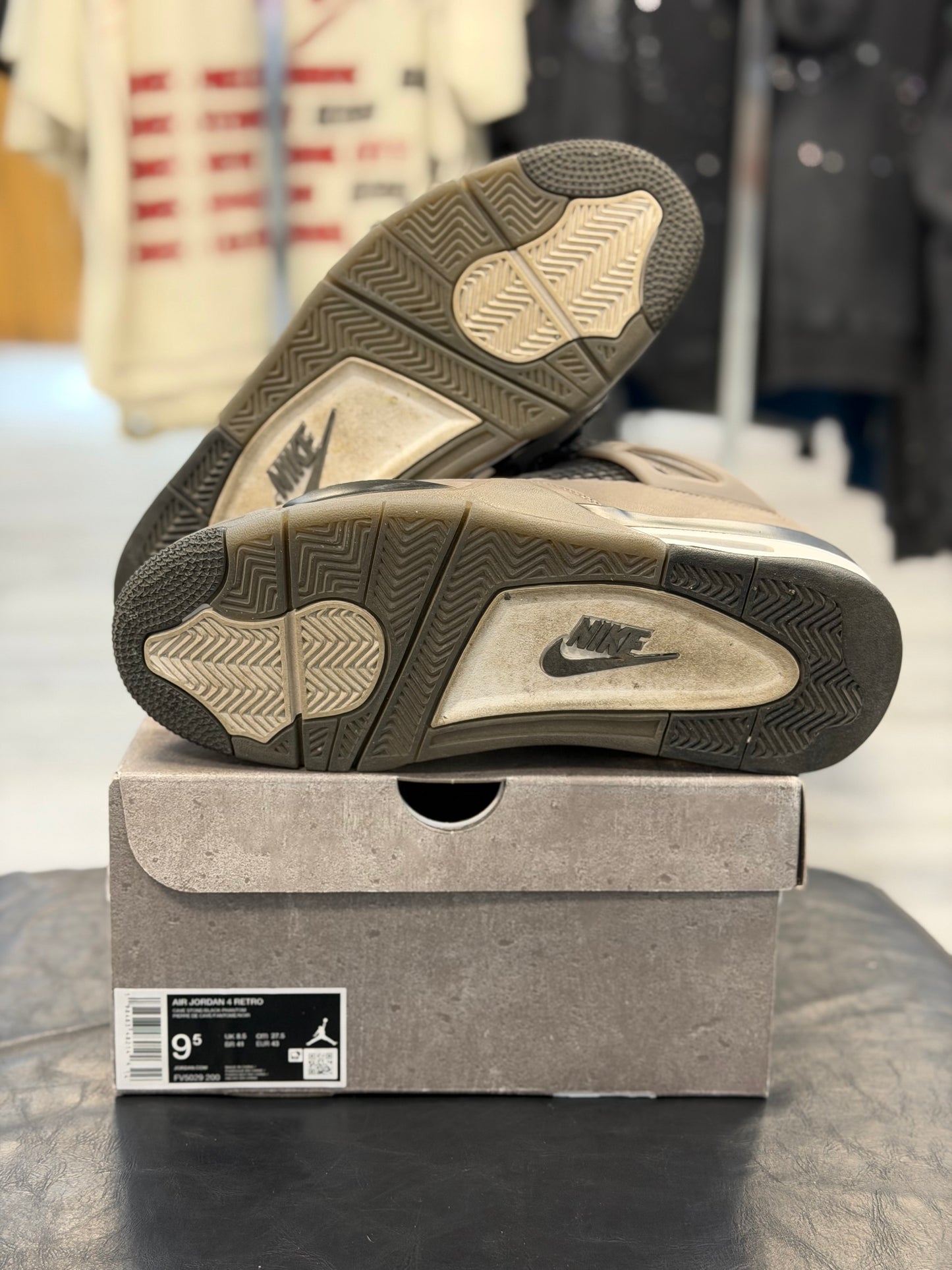 *USED* Jordan 4 Retro Cave Stone