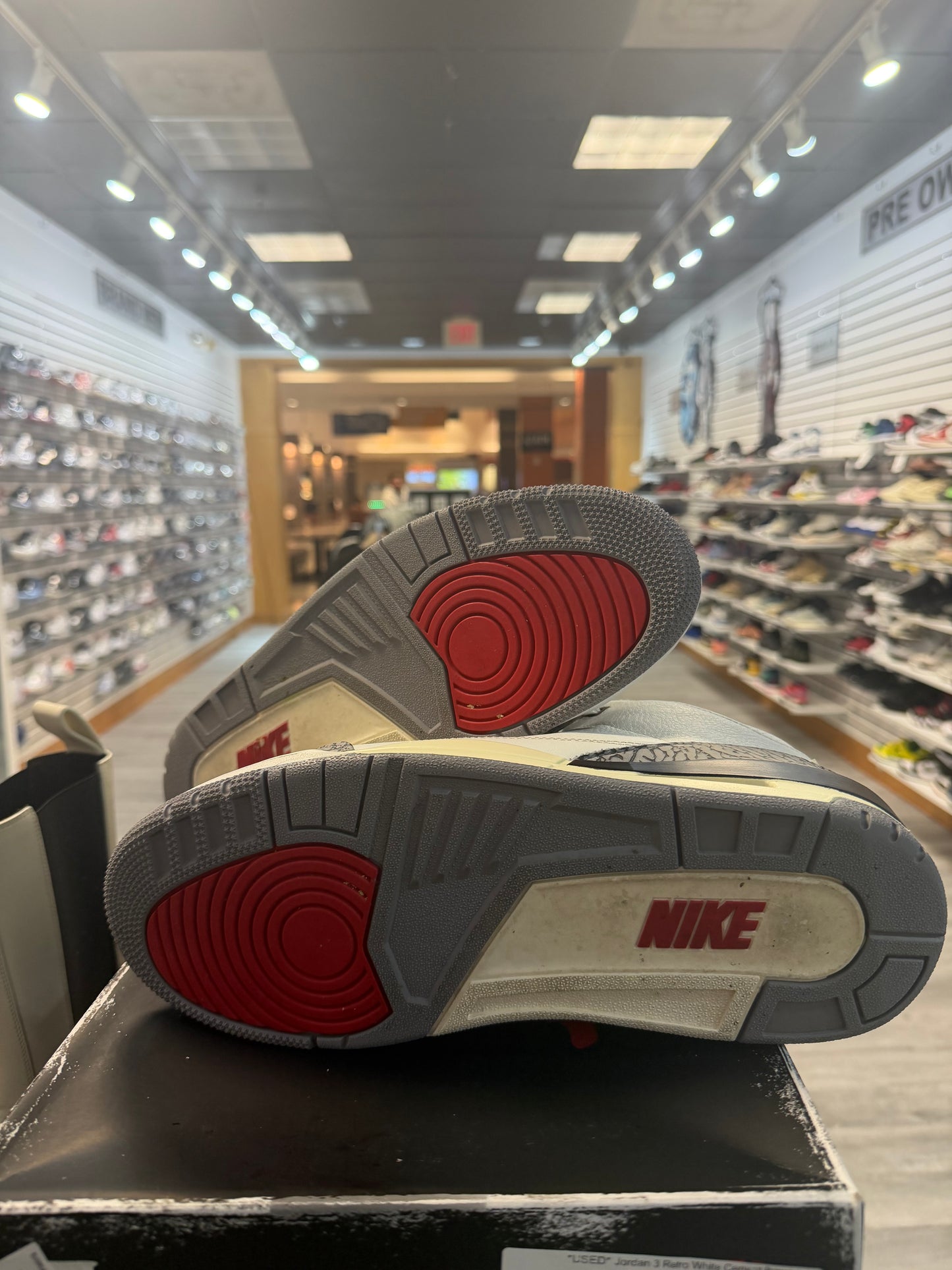 *USED* Jordan 3 Retro White Cement Reimagined