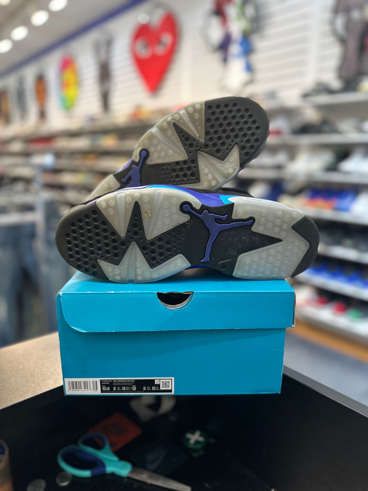*USED* Jordan 6 Retro Aqua