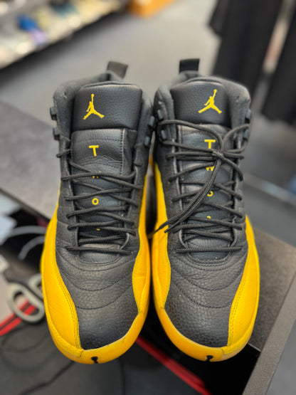 *USED* Jordan 12 Retro Black University Gold