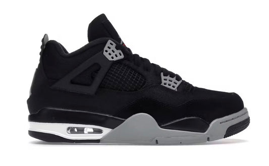 Jordan Retro 4 Black Canvas