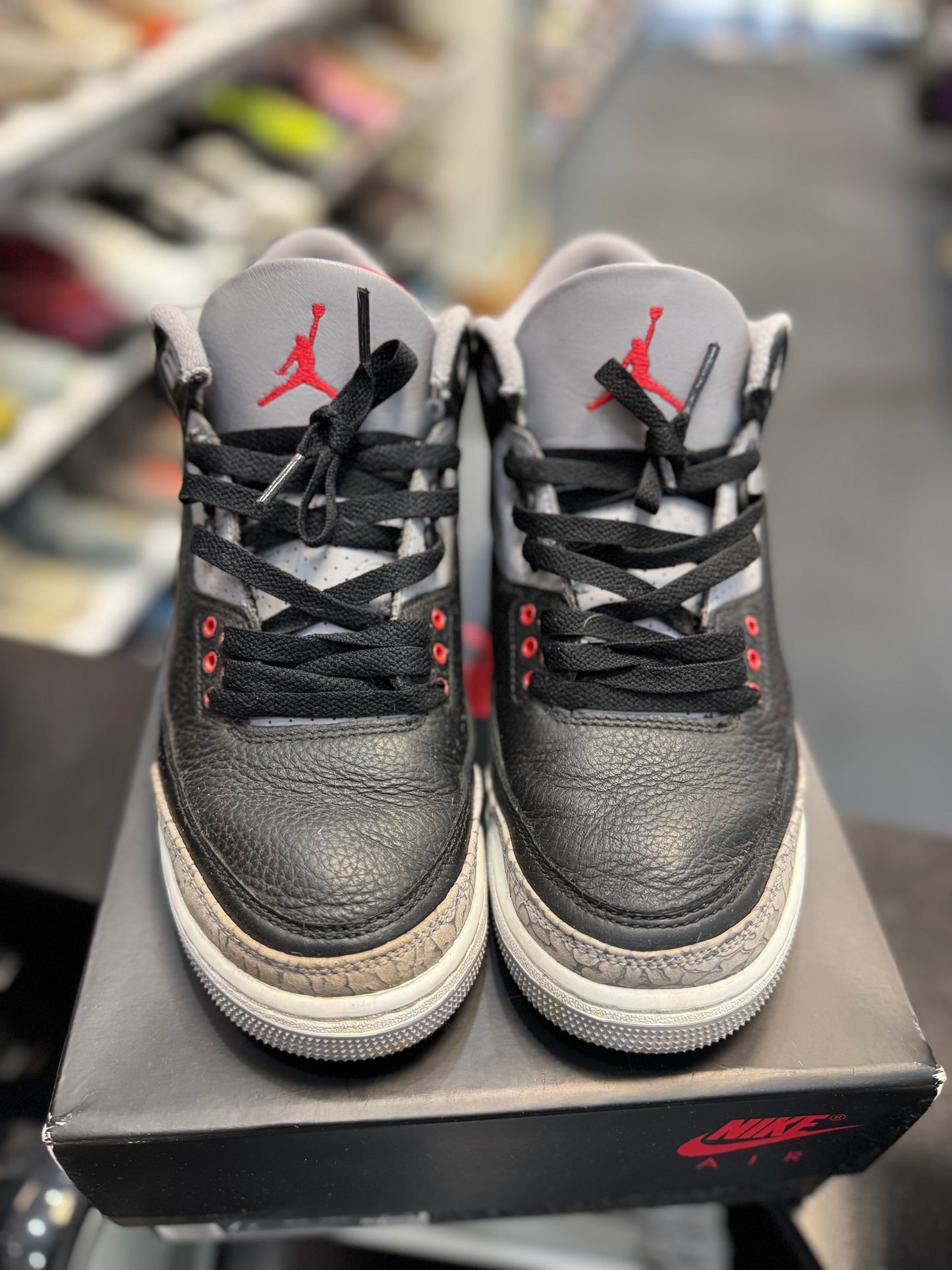 *USED* Jordan 3 Retro Black Cement (2024) (GS)