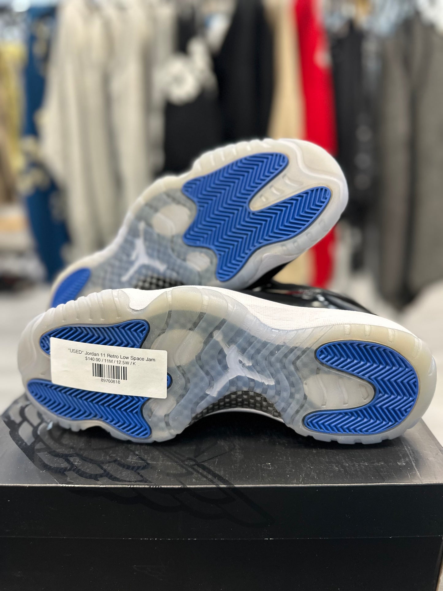 *USED* Jordan 11 Retro Low Space Jam