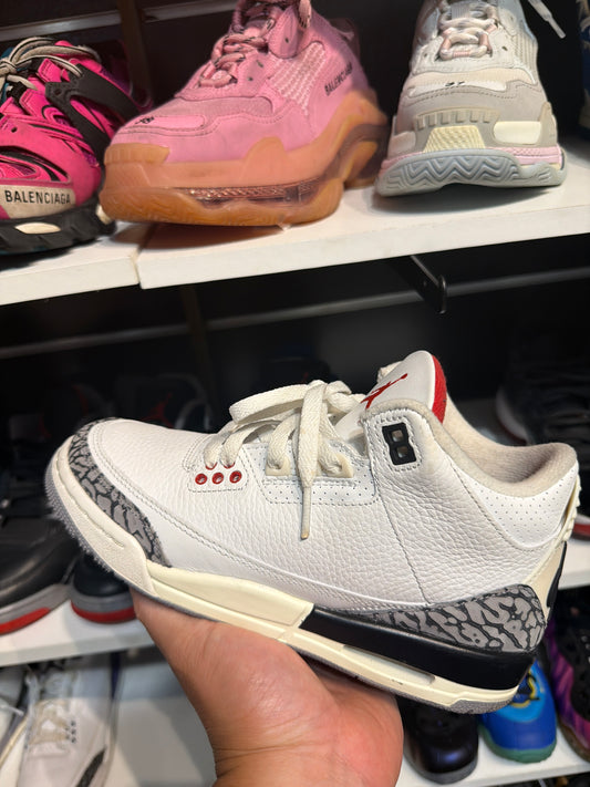 *USED* Jordan 3 Retro White Cement Reimagined GS