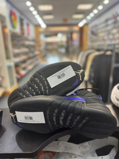 *USED* Jordan 12 Retro Black Dark Concord