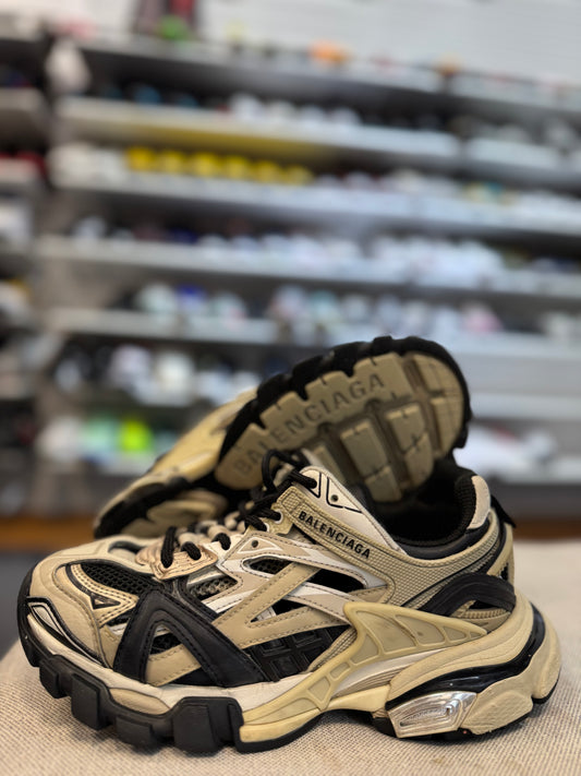 *USED* Balenci Track 2 Beige/Black