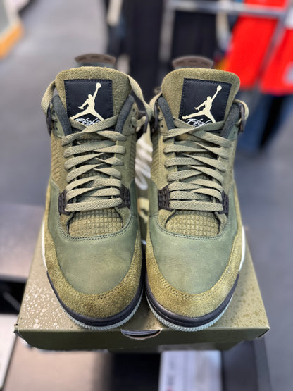 *USED* Jordan 4 Retro SE Craft Medium Olive