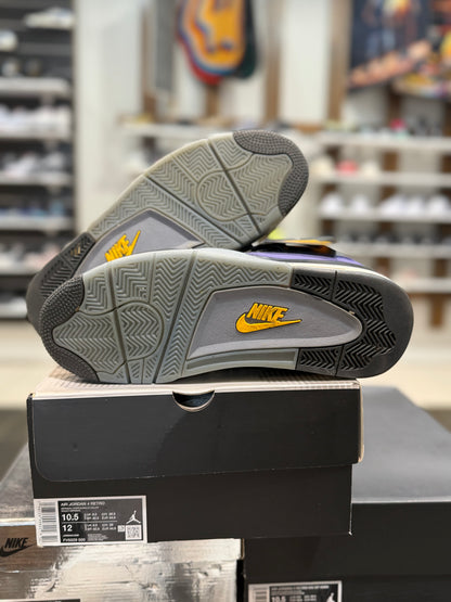 *USED* Jordan 4 Retro Lakers