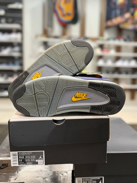 *USED* Jordan 4 Retro Lakers