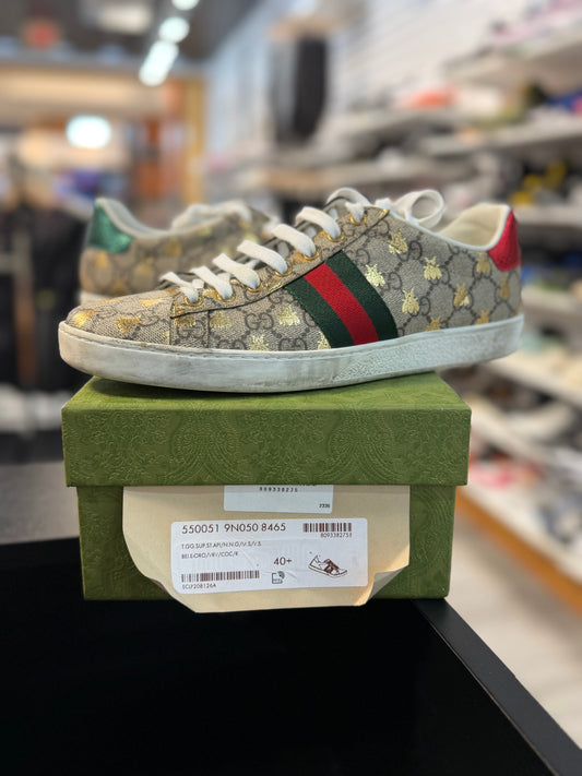 *USED* Gucci Ace GG Supreme Bees (W)