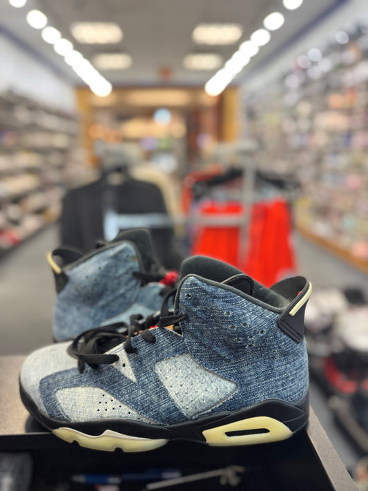 *USED* Jordan 6 Retro Washed Denim