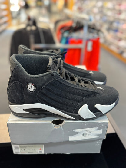 *USED* Jordan 14 Retro Black White