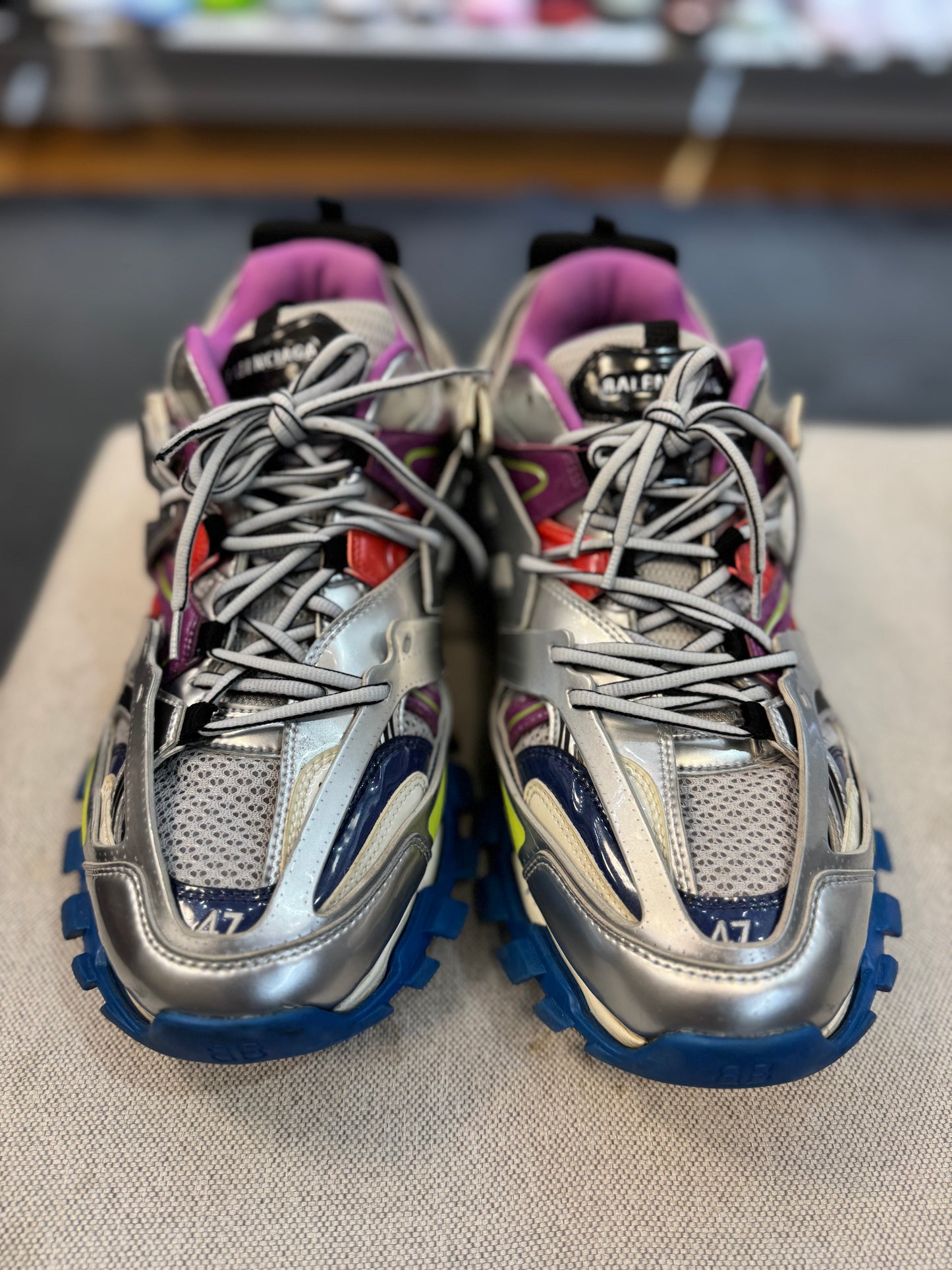*USED* Balenci Track Runners Multi-Color