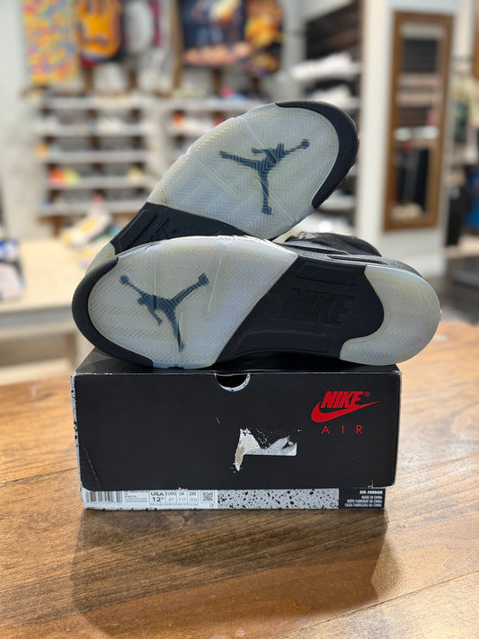 *USED* Jordan 5 Retro OG Black Metallic Reimagined
