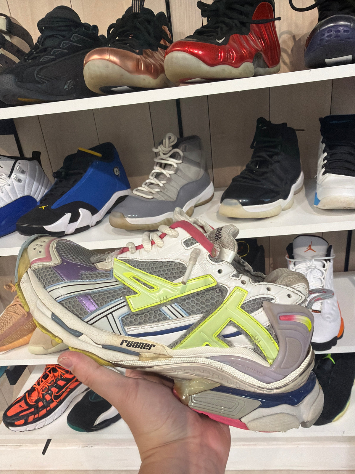 *USED* Balenciaga Runner MultiColor