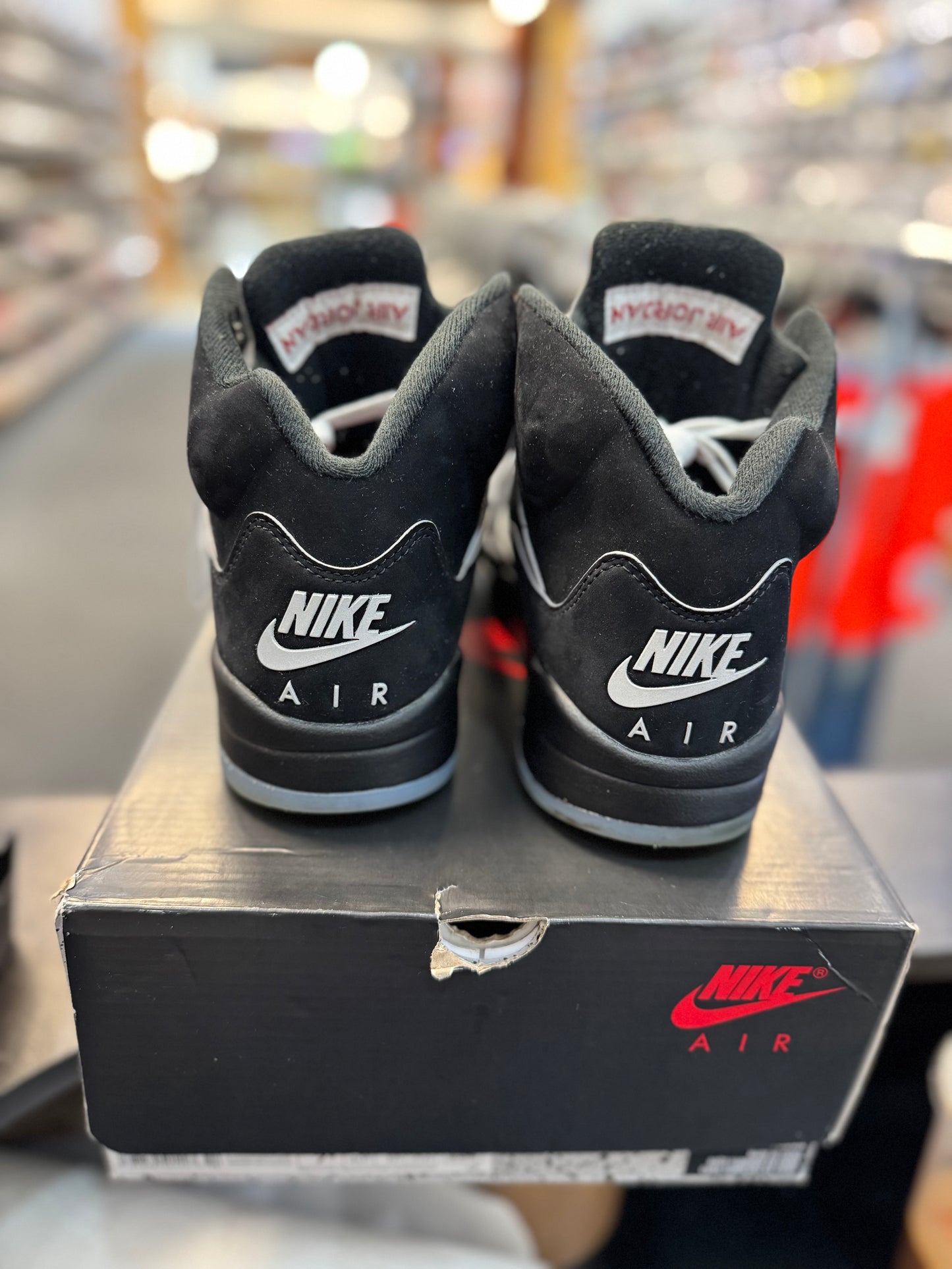 *USED* Jordan 5 Retro OG Black Metallic Reimagined