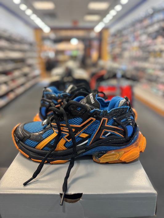 *USED*  Balenciaga Runner Orange Black