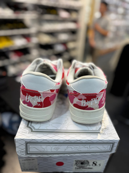 *USED* A Bathing Ape Bape Sta Low ABC CAMO 20th Anniversary Pink