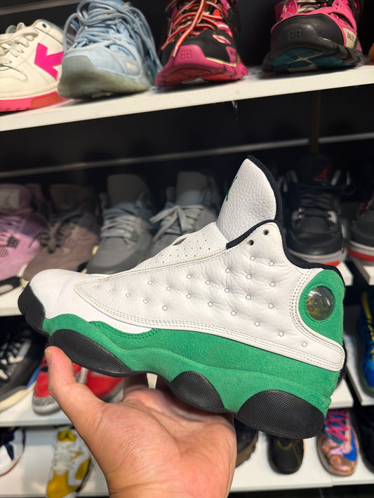 *USED* Jordan 13 Retro White Lucky Green (GS)