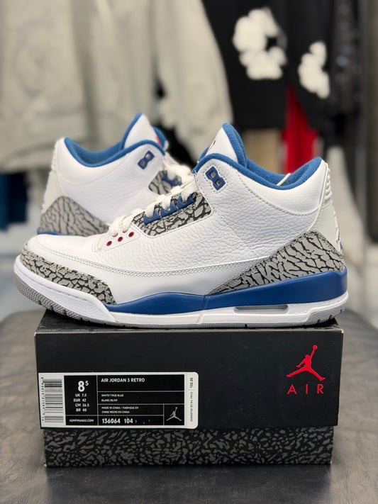 *USED* Jordan 3 Retro True Blue (2011)