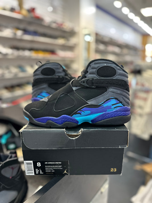 *USED* Jordan 8 Retro Aqua (2015)