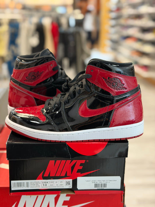 *USED* Jordan 1 Retro High OG Patent Bred