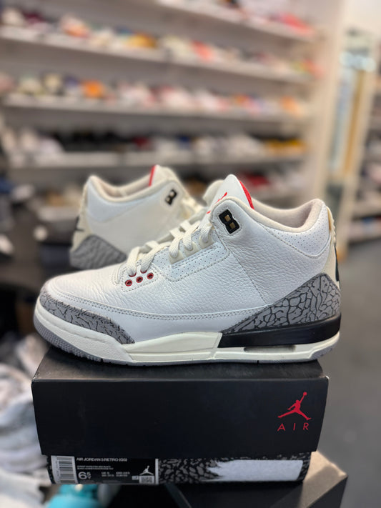 *USED* Jordan 3 Retro White Cement Reimagined (GS)