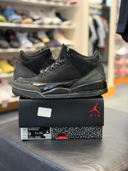 *USED* Jordan 3 Retro Black Cat