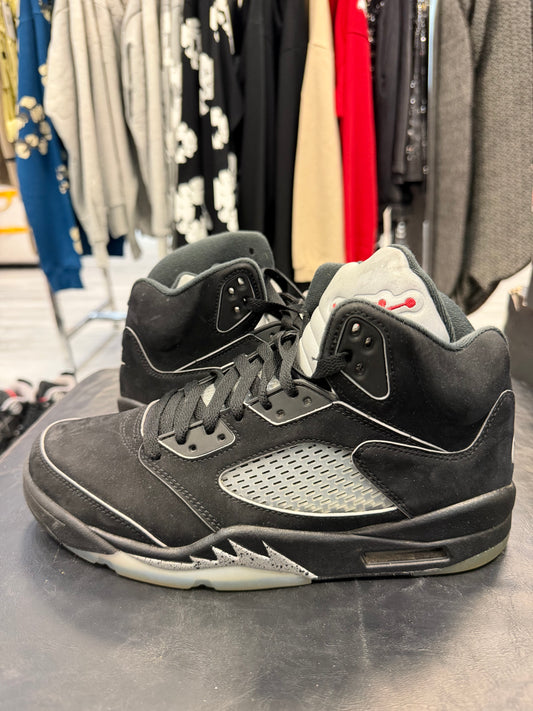 *USED* Jordan 5 Retro OG Black Metallic Reimagined