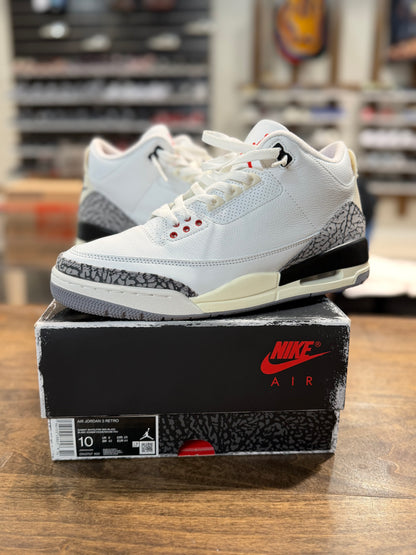 *USED* Jordan 3 Retro White Cement
