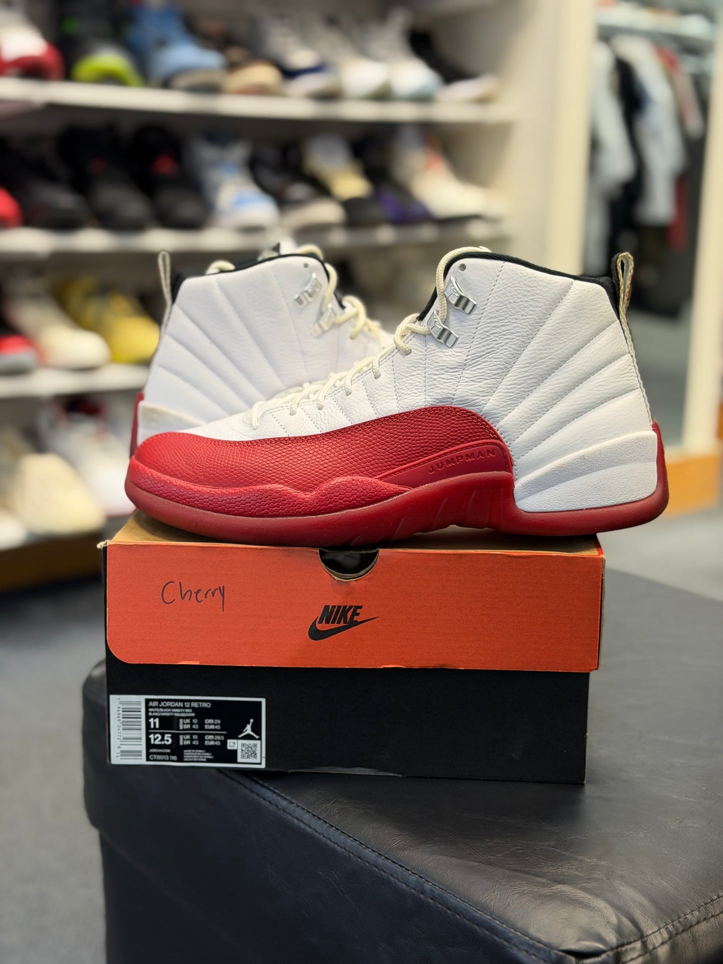 *USED* Jordan 12 Retro Cherry (2023)