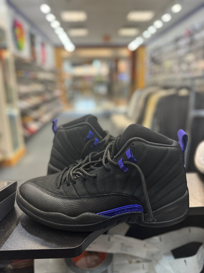 *USED* Jordan 12 Retro Black Dark Concord