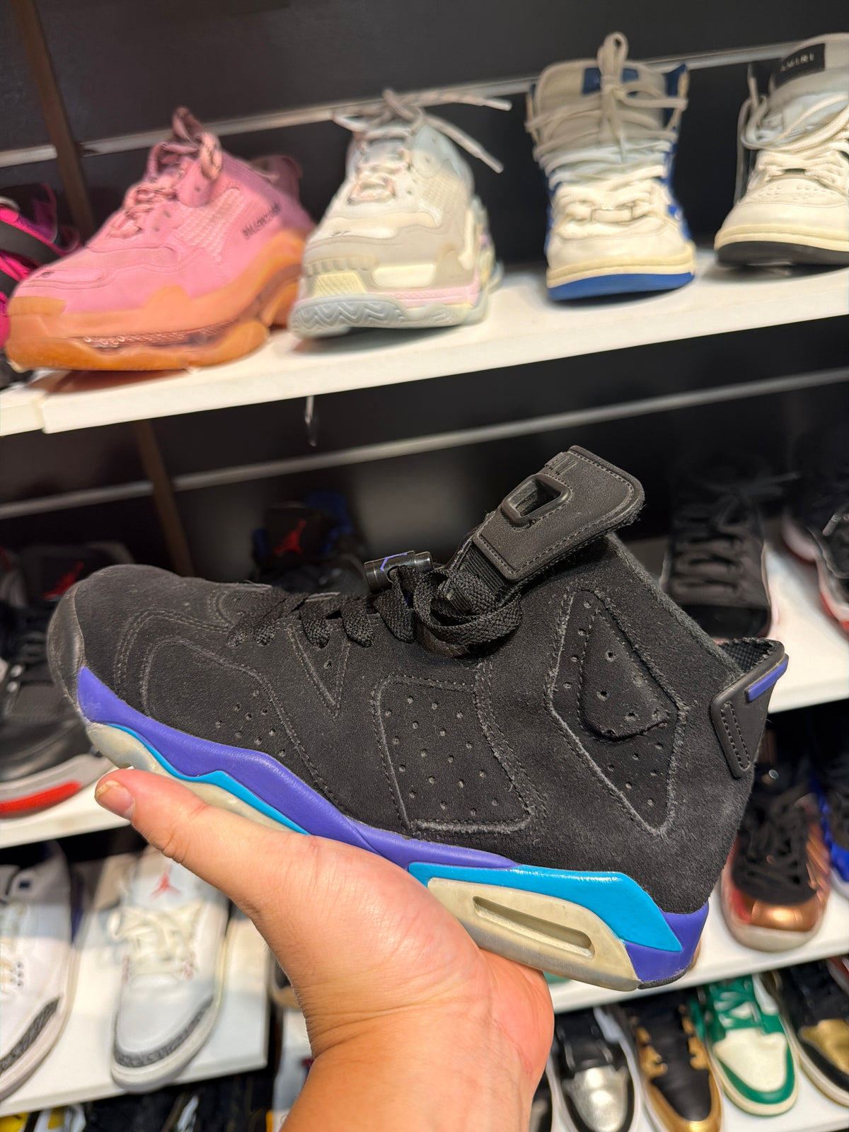 *USED* Jordan 6 Retro Aqua (GS)