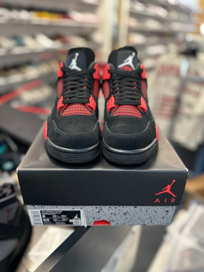 *USED* Jordan 4 Retro Red Thunder