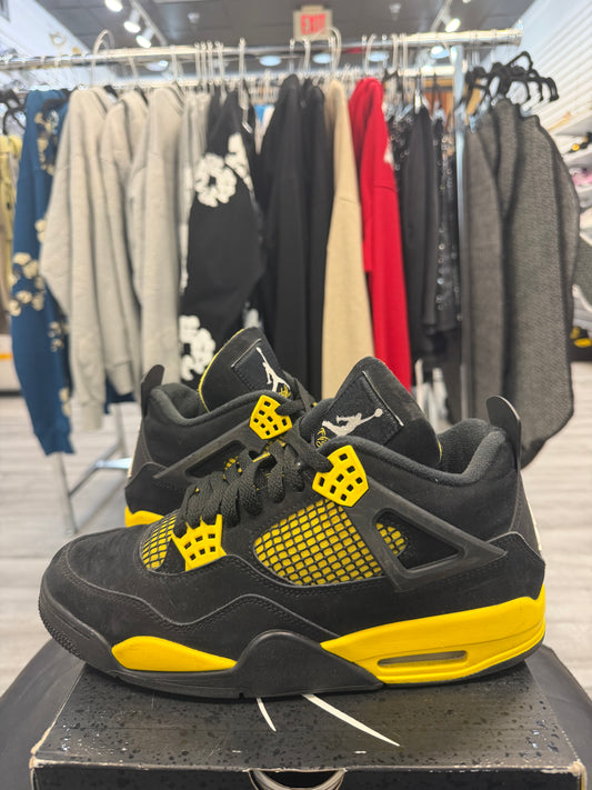 *USED* Jordan 4 Retro Yellow Thunder
