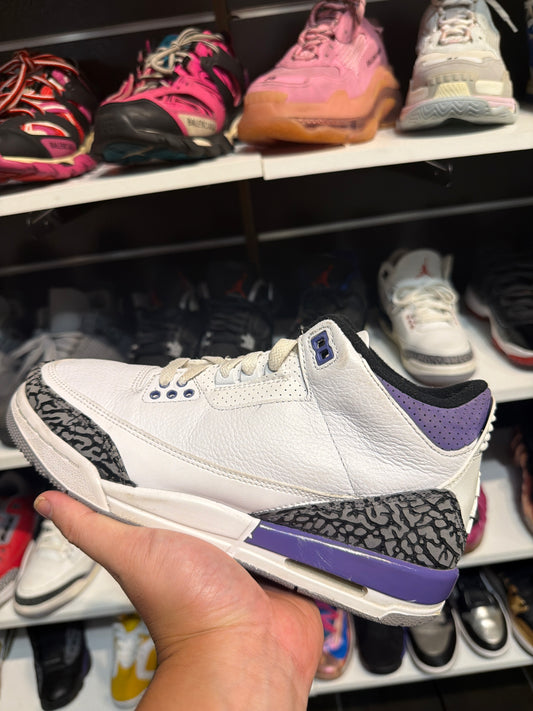*USED* Jordan 3 Retro Dark Iris (GS)