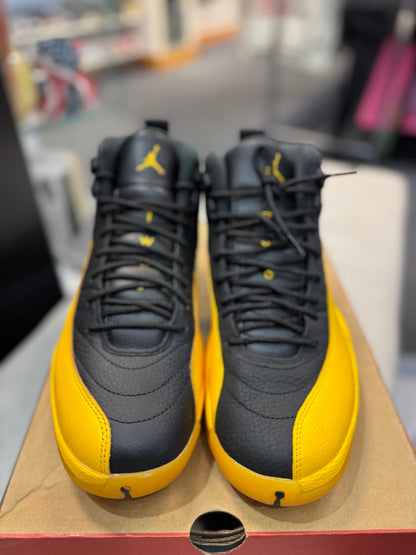 *USED* Jordan 12 Retro Black University Gold