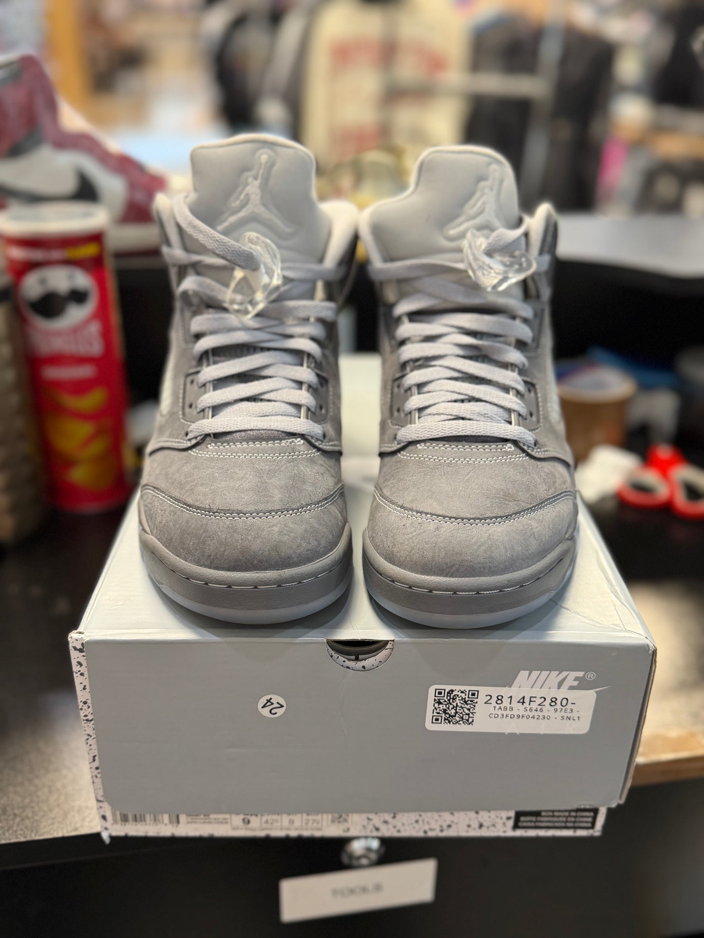 *USED* Jordan 5 Retro Wolf Grey