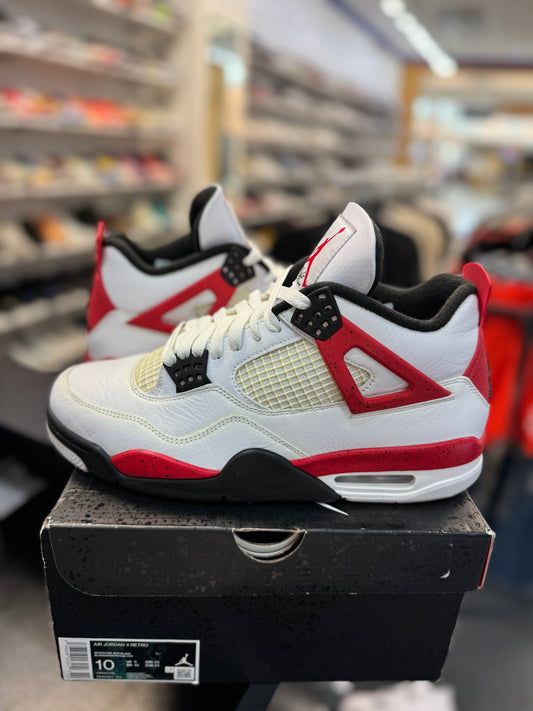 *USED* Jordan 4 Retro Red Cement