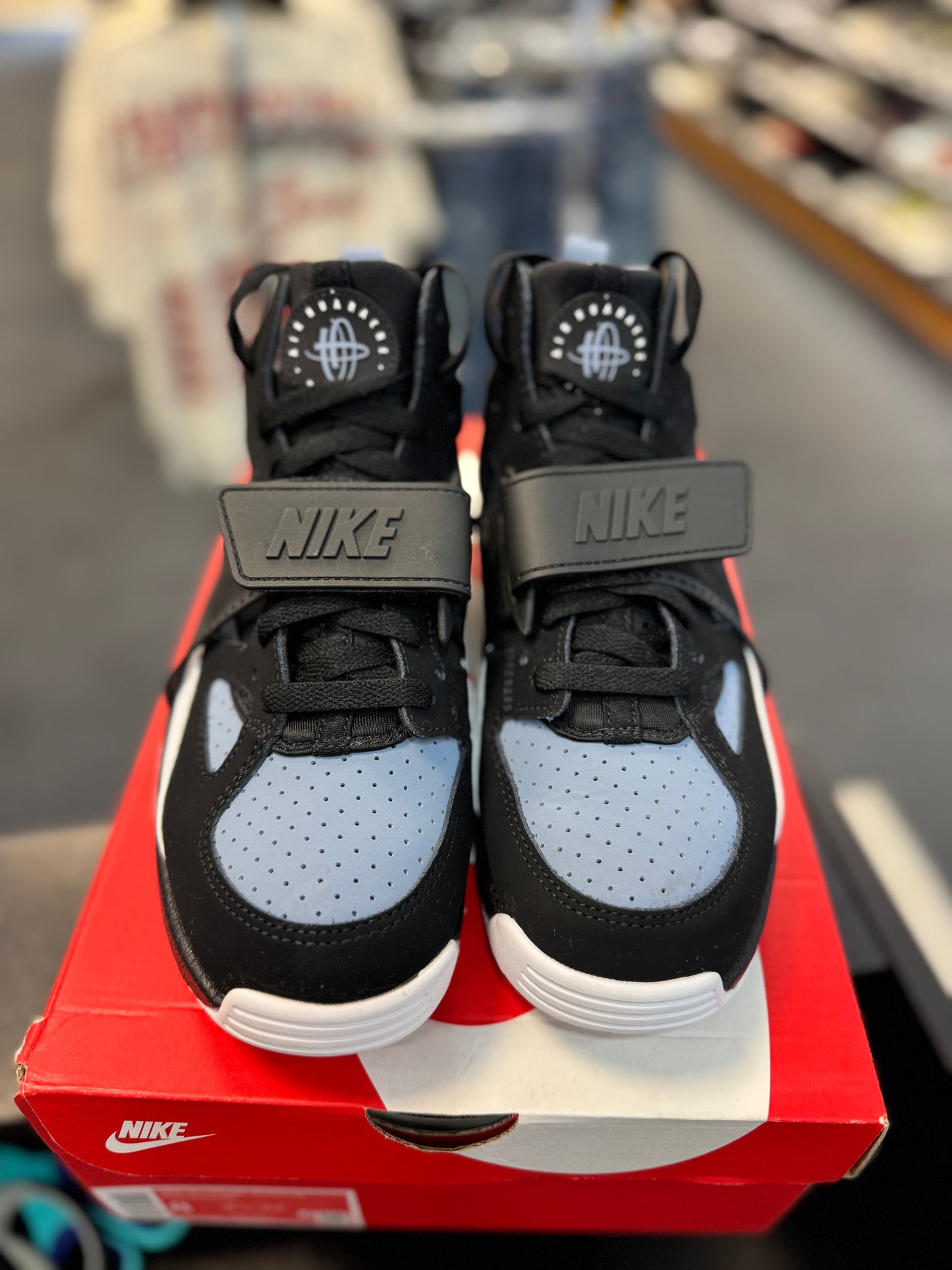 *USED* Nike Air Trainer Huarache Cool Blue Black