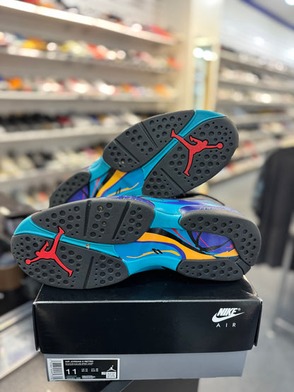 *USED* Jordan 8 Retro Aqua (2025)